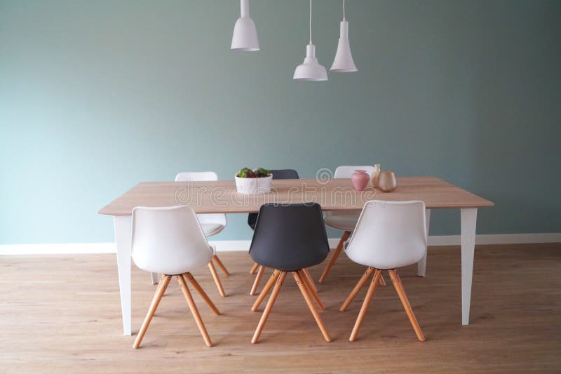 Skandinavischer Entwurf stockbild. Bild von essen, raum - 78870321