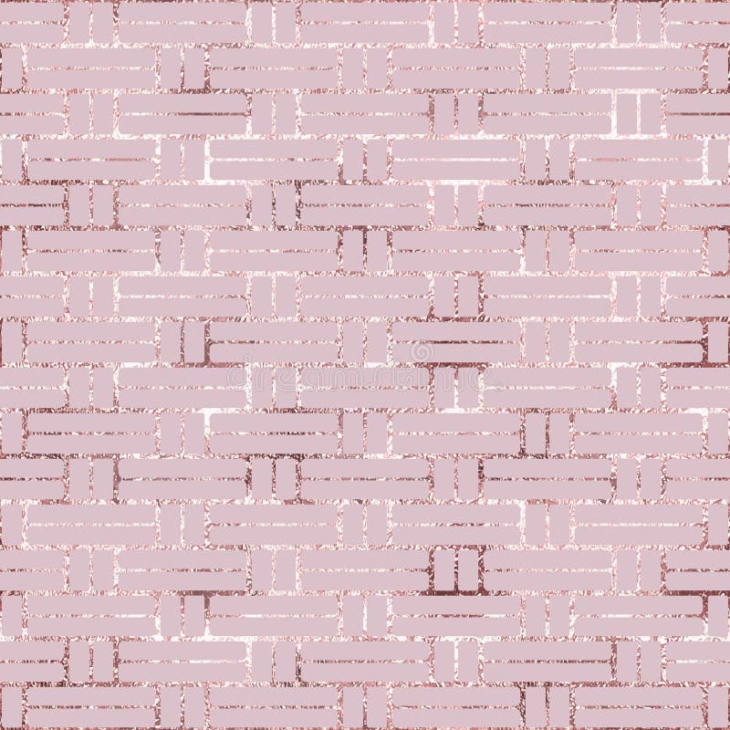 Skarvlöst mönster för vektor. Rosa, grå bakgrund. folie av texturglitter. Eleganta geometriska linjer. skönhet rosguldmönster. lyx vektor illustrationer