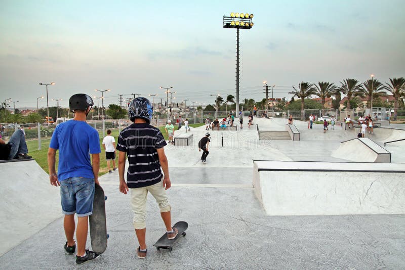 Skate Stadium in Beer Sheva, Israel stock image Skate Stadium in Beer Sheva, Israel stock image