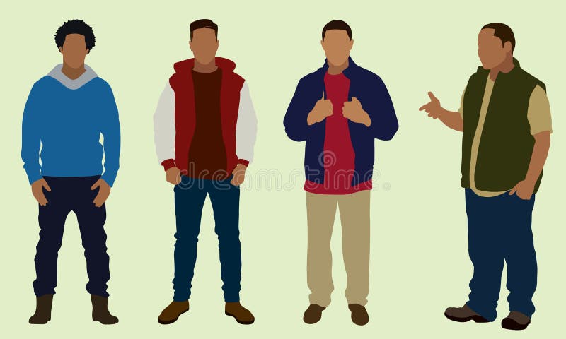 Skateboarders vector illustration Skateboarders vector illustration