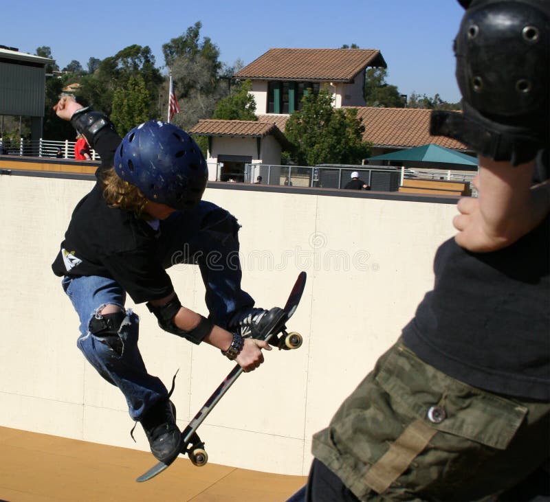 Skateboarding
