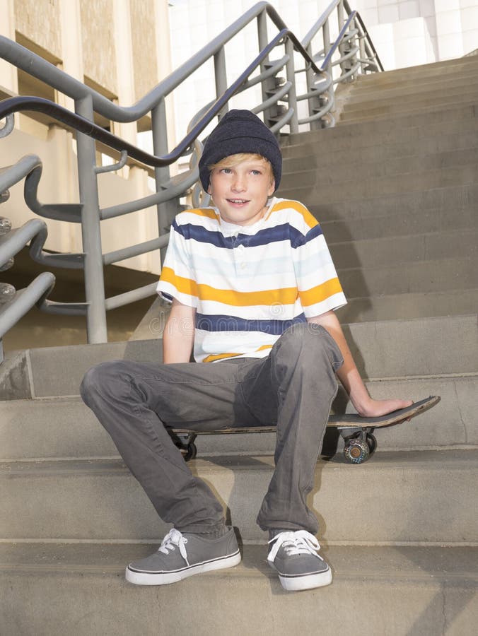 Skater Boy stock photo. Image of running, shirt, sitting - 61540172