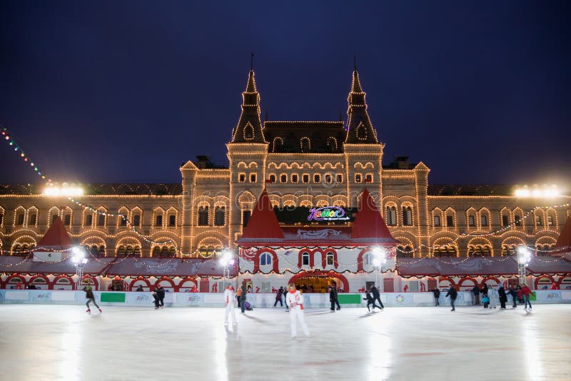 The skating rink on Red square