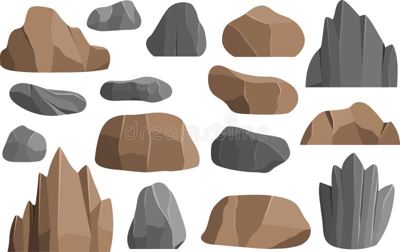 Skały i kamień wektorowe ikony buduje kopaliny geologii palowe wektorowe ilustracyjne góry ilustracja wektor Skały i kamień wektorowe ikony buduje kopaliny geologii palowe wektorowe ilustracyjne góry ilustracja wektor