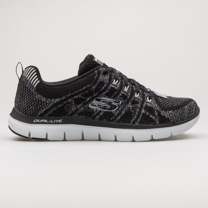Skechers Flex Advantage Master Mind Black and Grey Sneaker Editorial Stock Image Image of athletic, activity: 180584709
