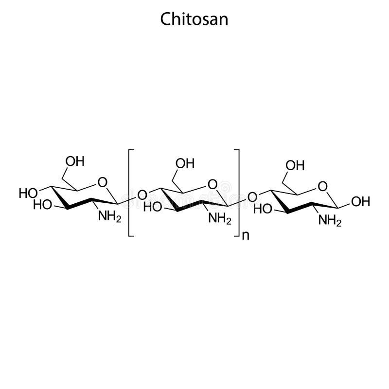 Structuurformule van een chemisch element vector illustratie
