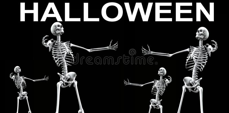 Skeleton Group Halloween 4