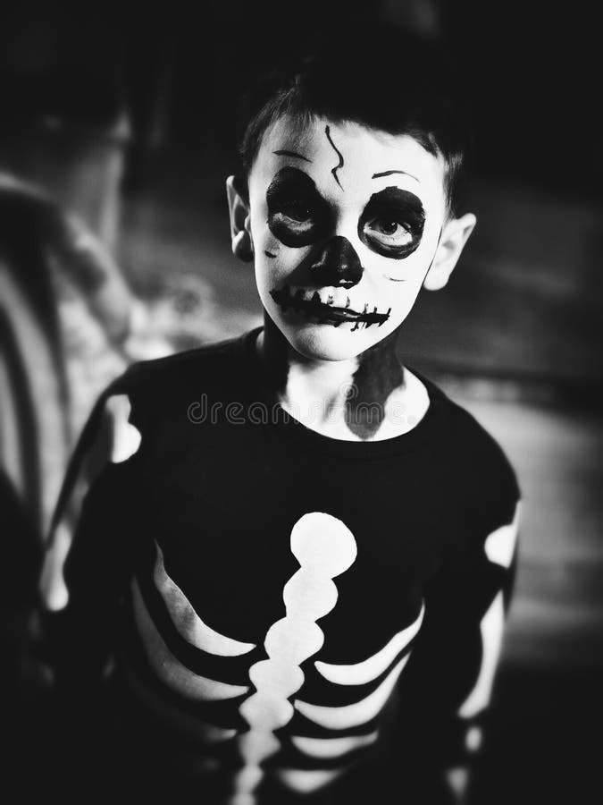 Homemade Skeleton Costume Stock Photos Free & RoyaltyFree Stock