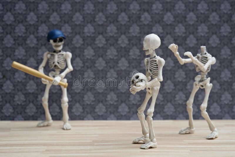 Skeleton Baseball Batter Stock Photos Free & RoyaltyFree Stock