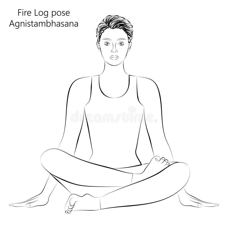 Fire Log Pose (Agnistambhasana)