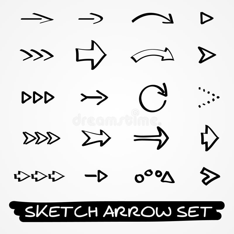 Sketch arrow set