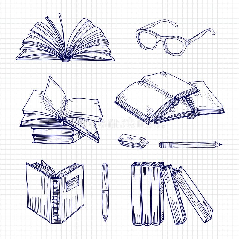 https://thumbs.dreamstime.com/b/sketch-books-stationery-vintage-library-doodle-vector-collection-sketch-books-stationery-vintage-library-doodle-vector-133295620.jpg