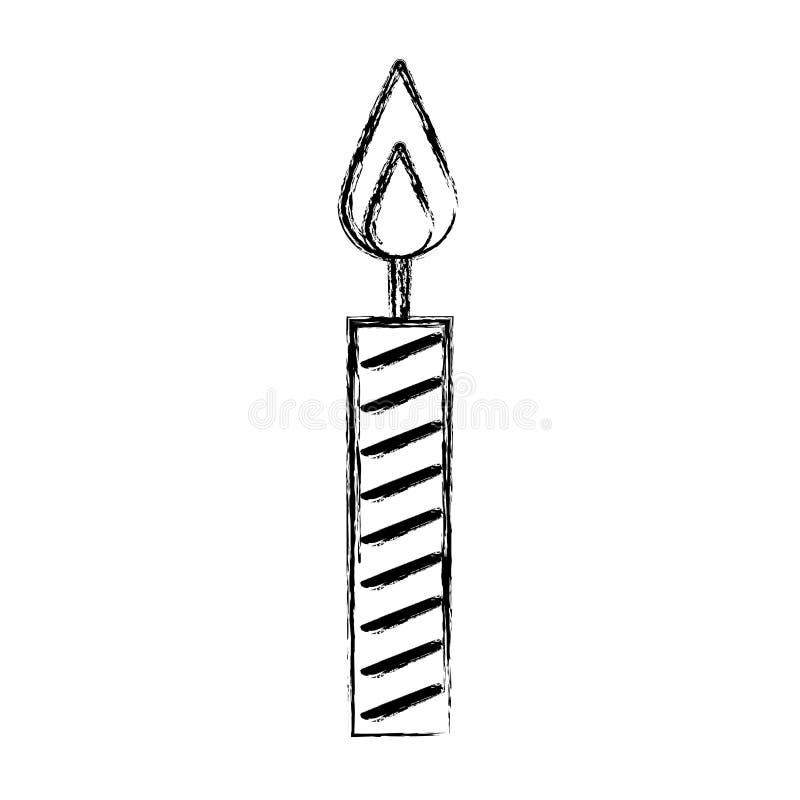 Sketch Draw Birthday Candle Stock Vector - Illustration of cake, event: 93594523 Sketch Draw Birthday Candle Stock Vector - Illustration of cake, event: 93594523