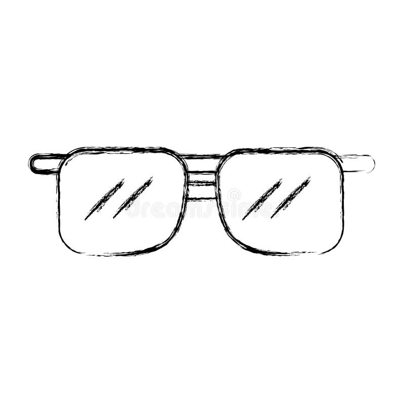 Landscape in sunglasses sketch Royalty Free Vector Image