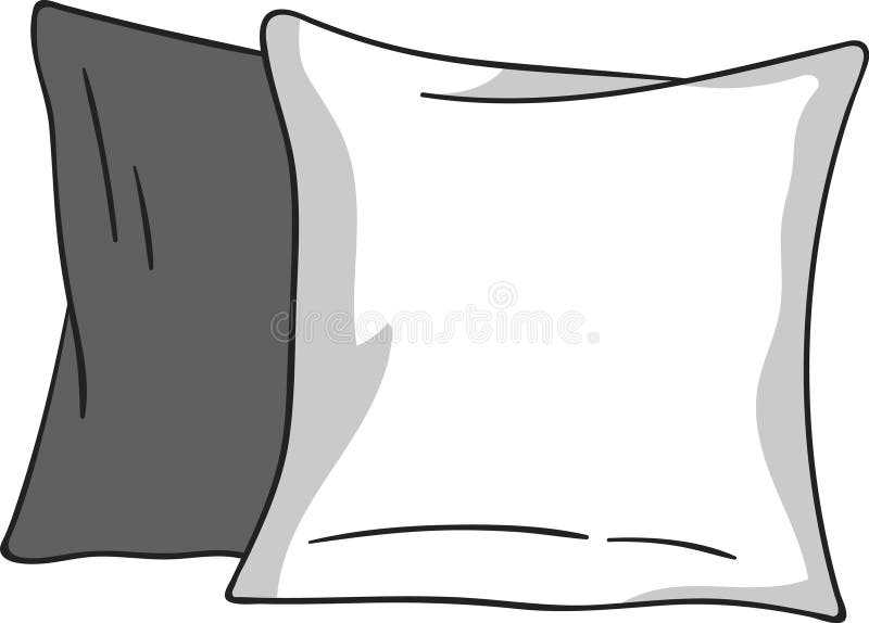 Sketch Drawing Pillows stock vector Illustration of room 292245093