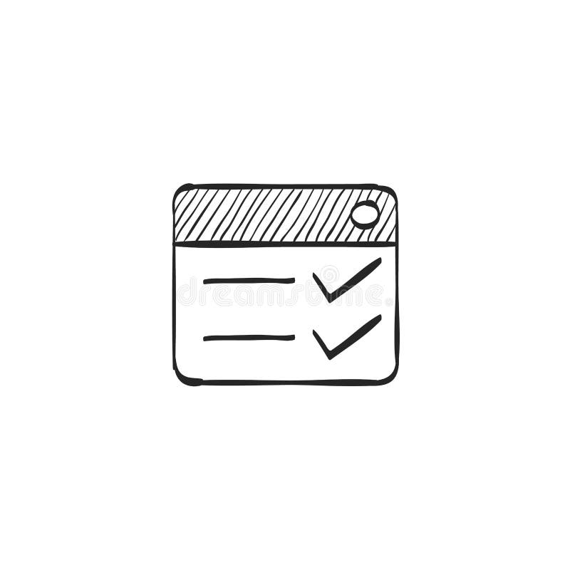 Sketch Icon - Download Interface Stock Vector - Illustration of sketch