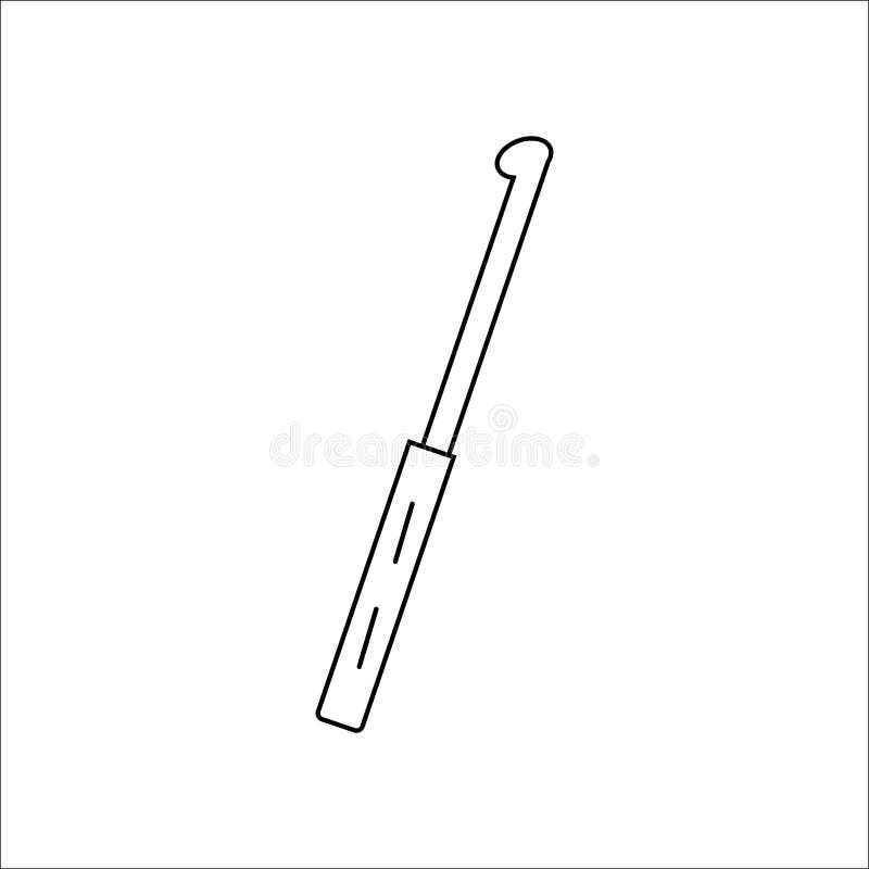 Crochet Hook Icon on White Background. Flat Graphic Design. Isolated ...