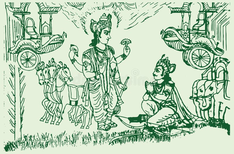 Drawing Myself As Arjuna ( Mahabharat) | Timelapse | Character drawing -  YouTube