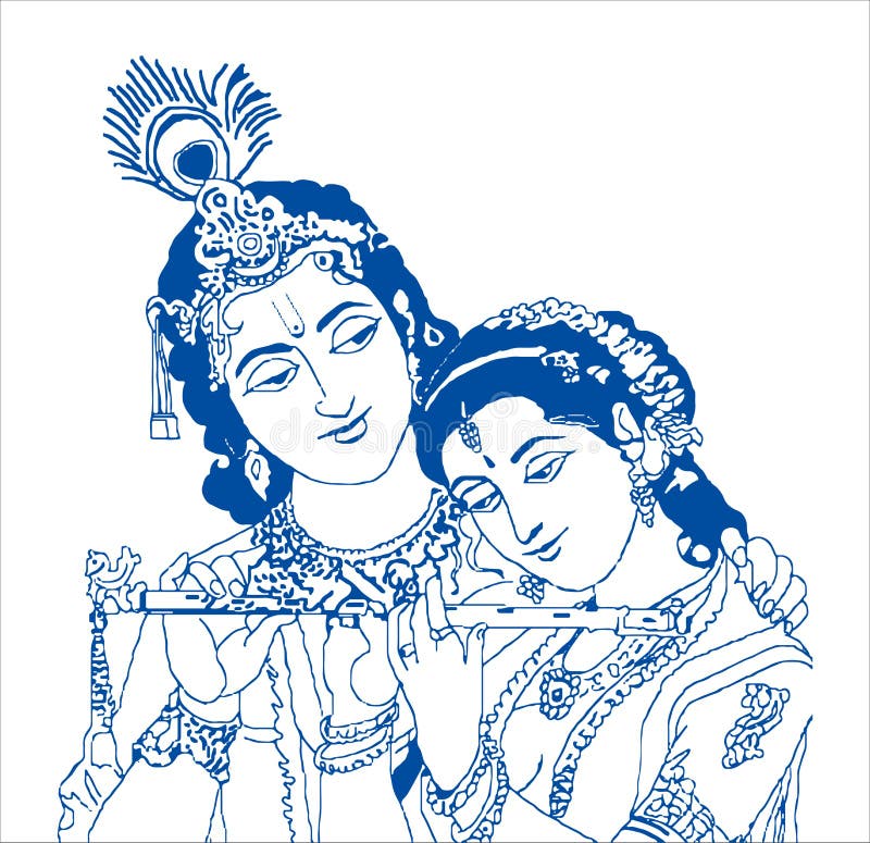 Lord Krishna Pencil Sketches  A MYTHOLOGY BLOG