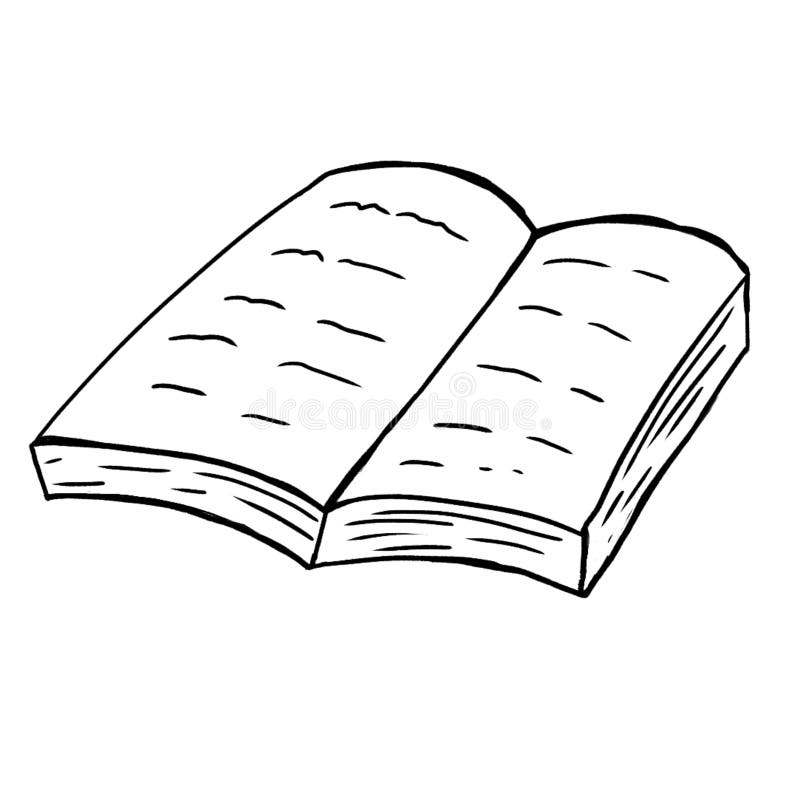 Sketch Open Book Cartoon Outline Stock Illustration - Illustration of diary, sketch: 183111264 Sketch Open Book Cartoon Outline Stock Illustration - Illustration of diary, sketch: 183111264