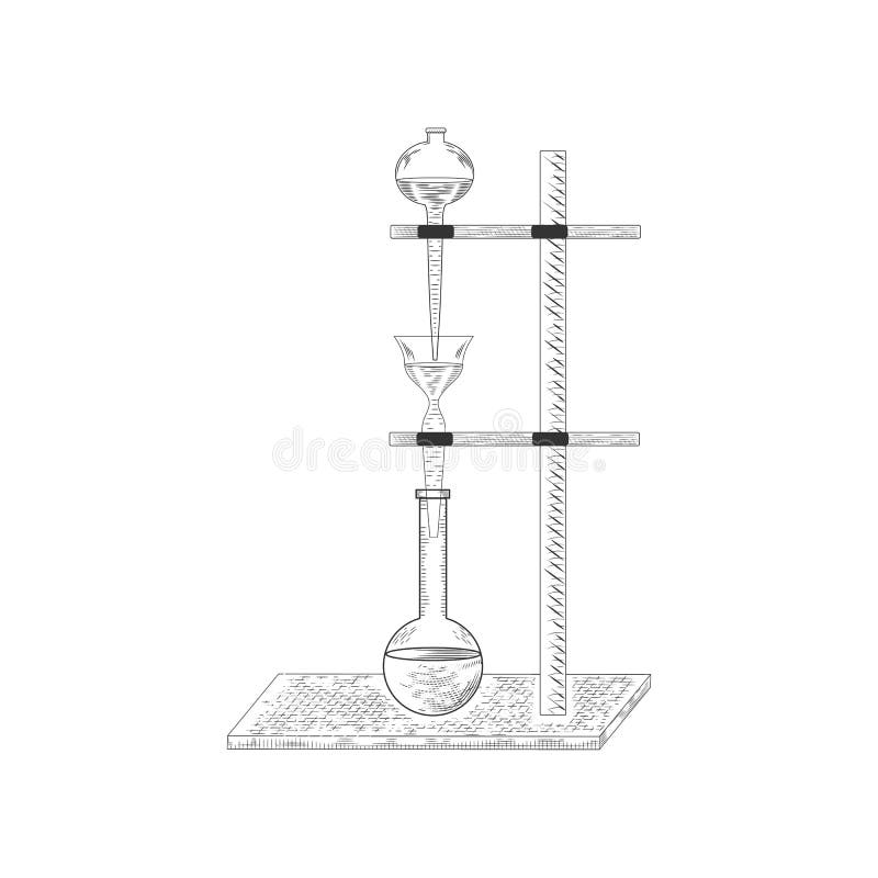 Sketch of a Physics or Chemical Laboratory Experiment and Equipment ...