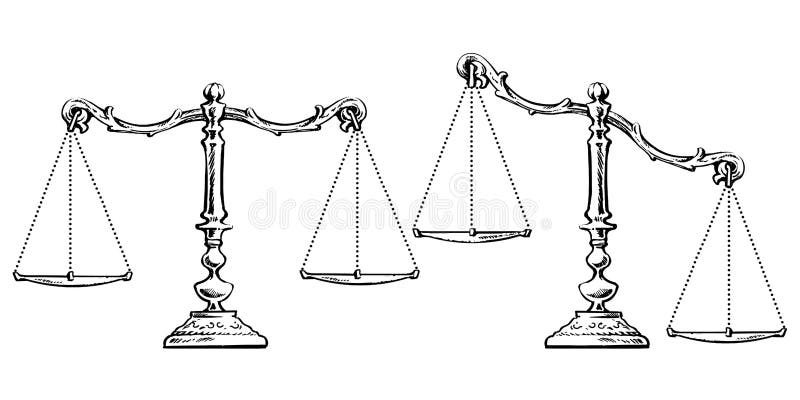 balanced scales of justice