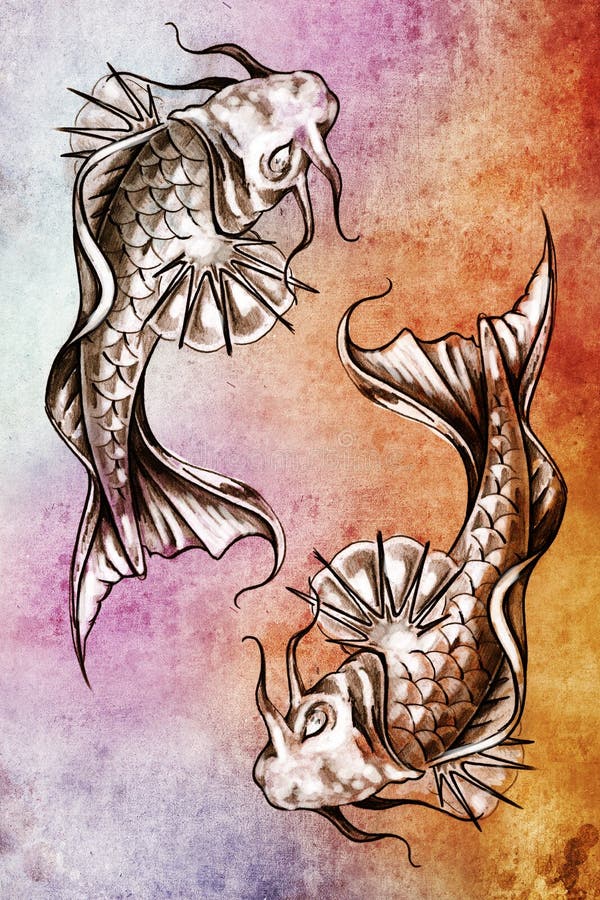 Goldfish Tattoo Stock Illustrations – 1,447 Goldfish Tattoo Stock  Illustrations, Vectors & Clipart - Dreamstime