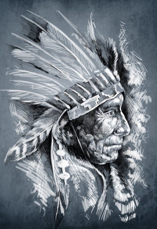 80 Native American Tattoo Designs | Art and Design