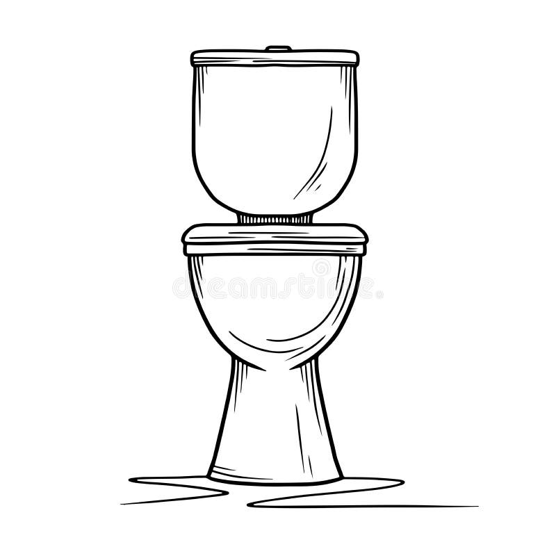 Toilet Bowl Brush Isolated White Stock Illustrations 1,822 Toilet