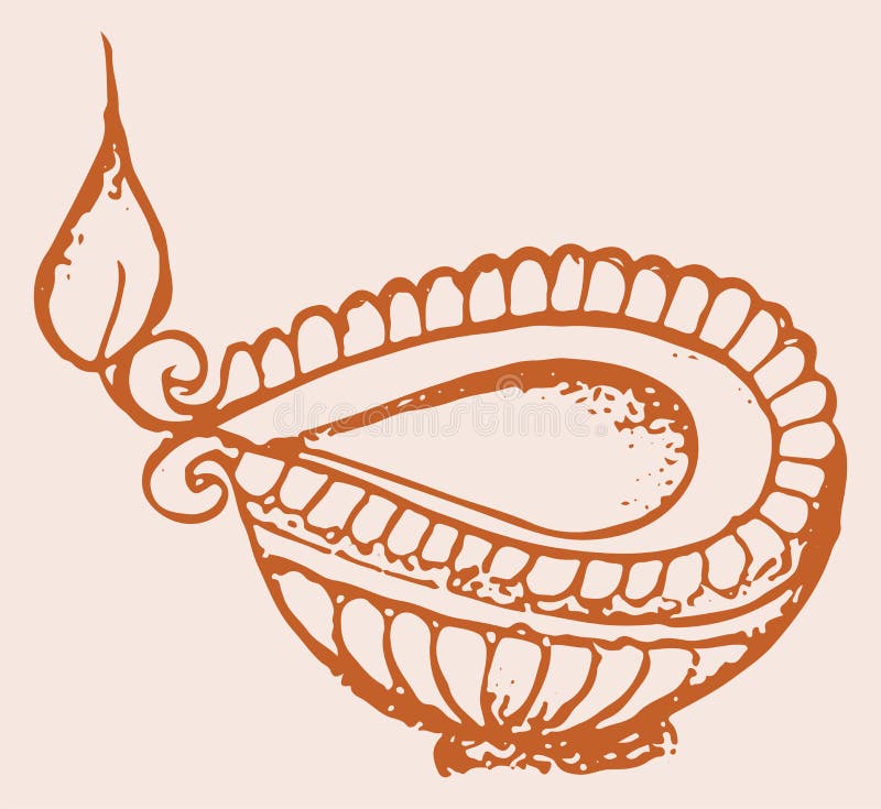 Diwali Diya Diwali Drawing Diya Drawing Diwali Sketch PNG and Vector  with Transparent Background for Free Download