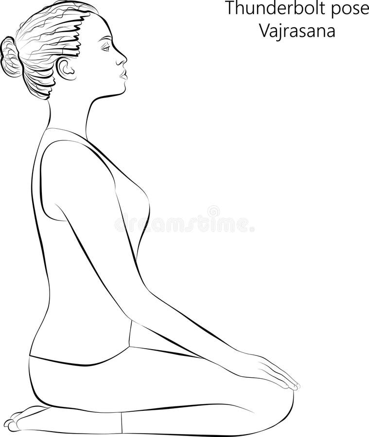 Study Points for the Yoga Pose of the Month: Vajrasana (Thunderbolt Pose) -  Yoga pose | Musasana | Studying one Yoga Pose Month