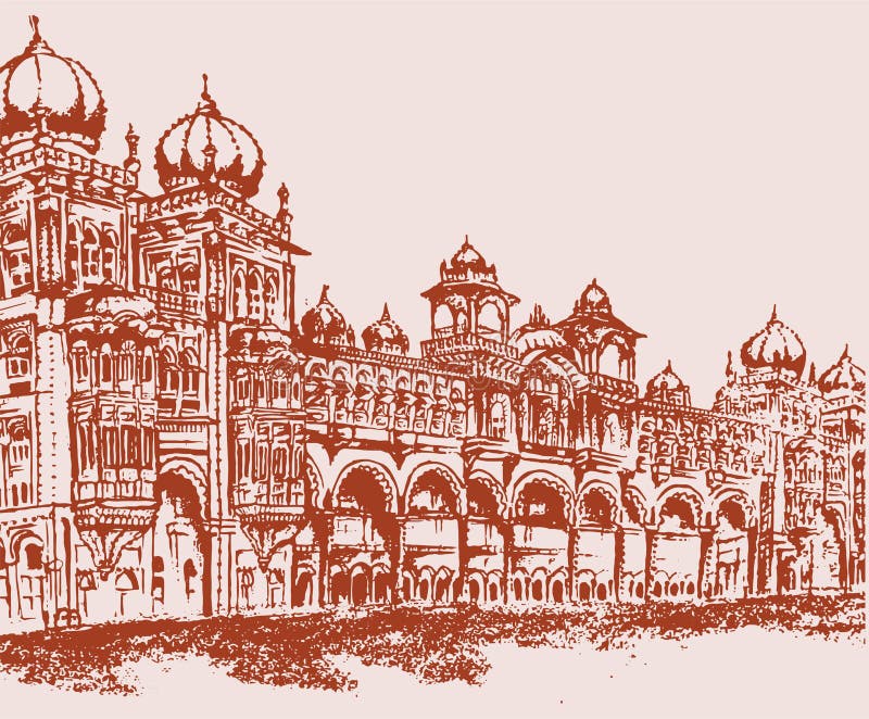 The Mysore palace Painting by Ranganatha Sitaram - Pixels