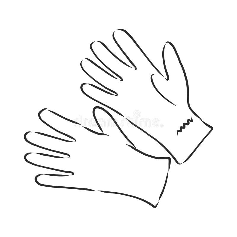 White Cotton Gloves Stock Illustrations 558 White Cotton Gloves Stock