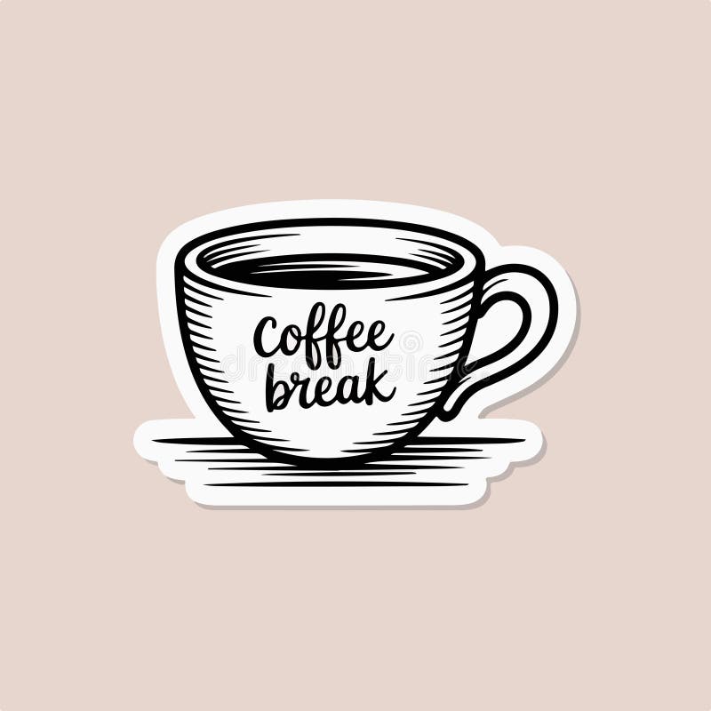 Coffee Break Text Stock Illustrations – 13,941 Coffee Break Text