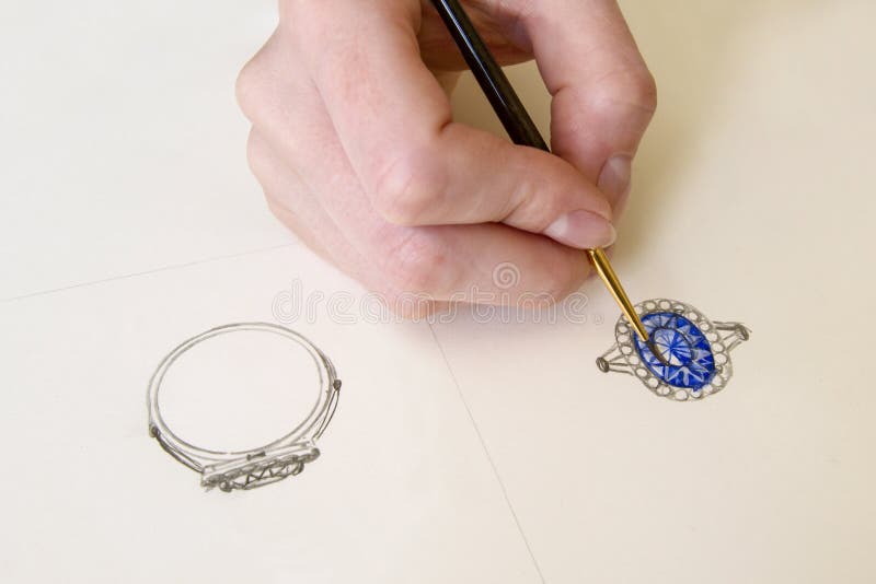 Jewelry Design Art Necklace Hand Drawing Stock Illustration 1199552776 |  Shutterstock