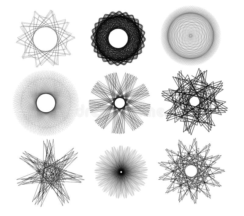 Sketchy Black Crosses Vector Collection Stock Vector Illustration of