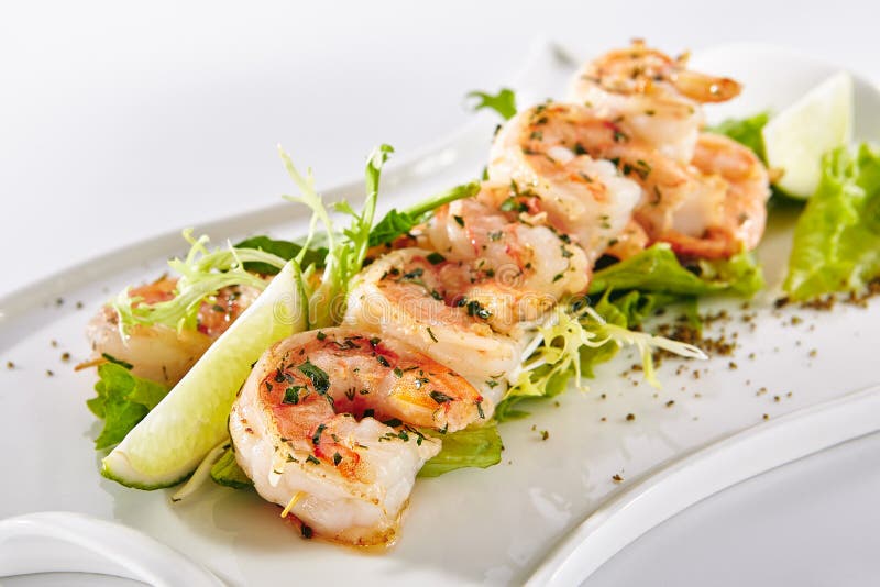 Appetizers with King Prawns Stock Image - Image of cold, banquet: 20654265