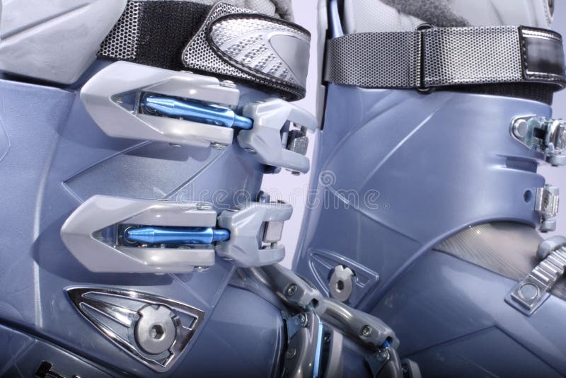 Ski boots stock images