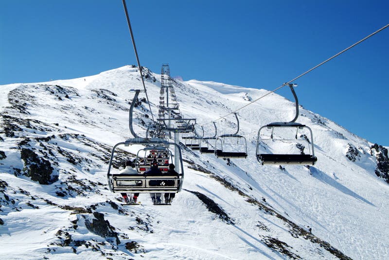 Ski Chairlift in Italy