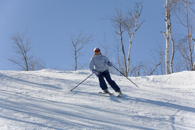 Ski downhill