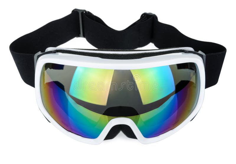 Ski Goggles Isolated on White Stock Image Image of glasses, winter 66150649