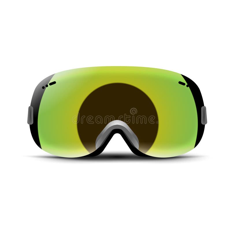 Ski Goggles Reflection Snow Mountains Stock Illustrations – 197