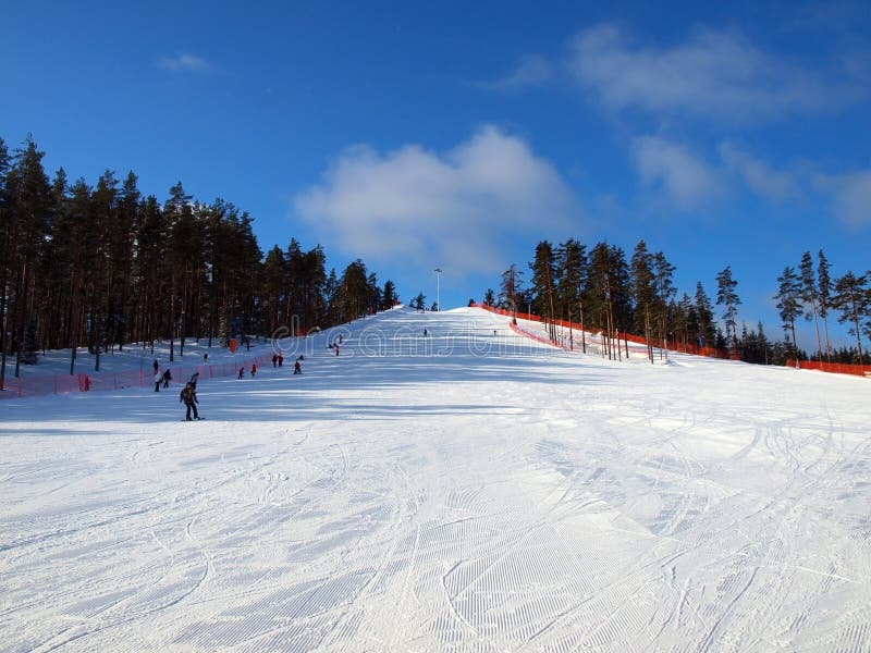 Ski hill stock photo. Image of landscape, action, powder 30025176