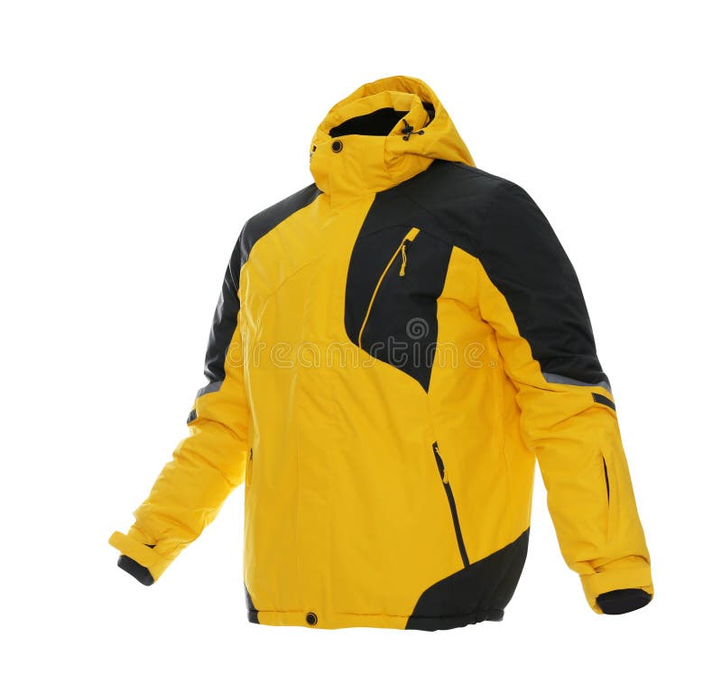 Ski jacket isolated. Winter sport clothes