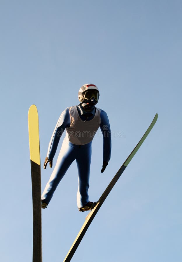 Ski jump stock image Ski jump stock image
