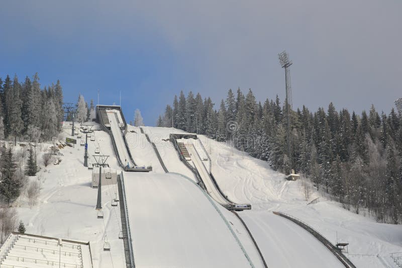 Ski jump resort