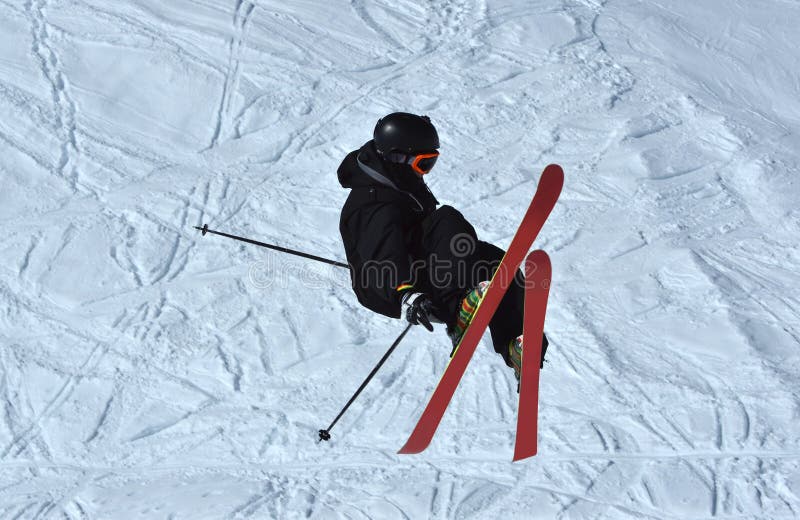 Ski Jumper stock image. Image of jumper, freestyle, ride 27117321
