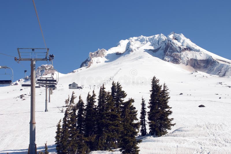 Ski lift on Mt Hood 2.