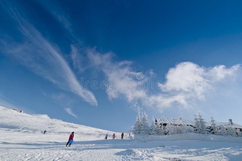 Ski mountain resort