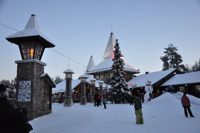 Ski Resort in Finnish Lapland Stock Image Image of lapland, colors